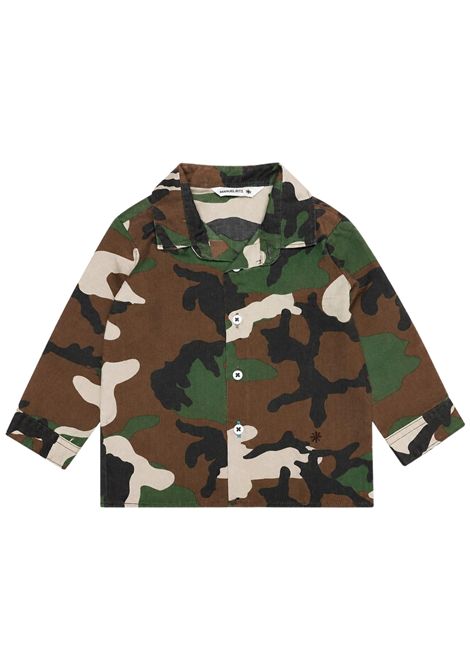 Camicia neonato camouflage in cotone Manuel Ritz | 4515CAMOUFLAGE